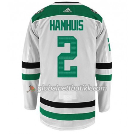 Dallas Stars Hockeydrakt DAN HAMHUIS 2 Hvit Adidas Authentic - Herre